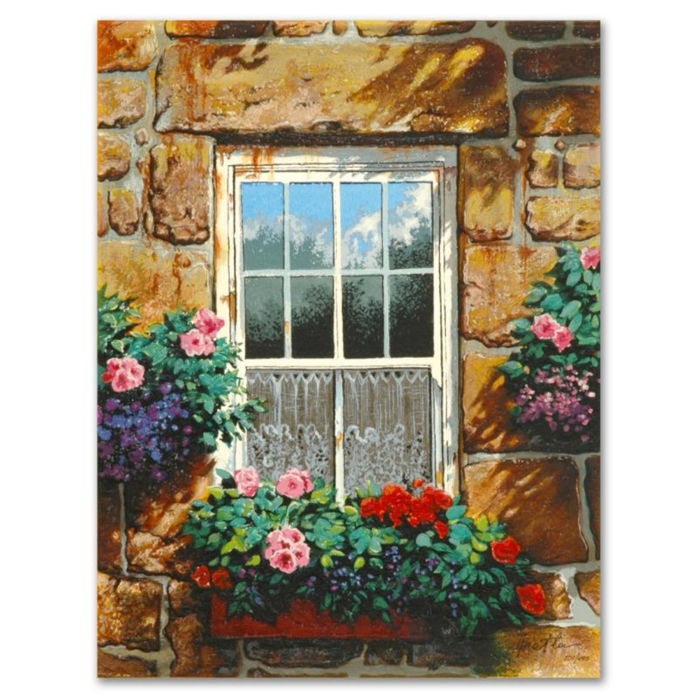 𝐑𝐞𝐭𝐚𝐢𝐥 $𝟐𝟓𝟎 Beyond Our Window serigraph by Anatoly Metlan